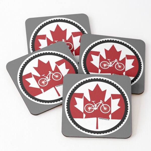 Item preview, MTB BRITISH COLUMBIA — CANADIAN FLAG designed and sold by Spokelore.