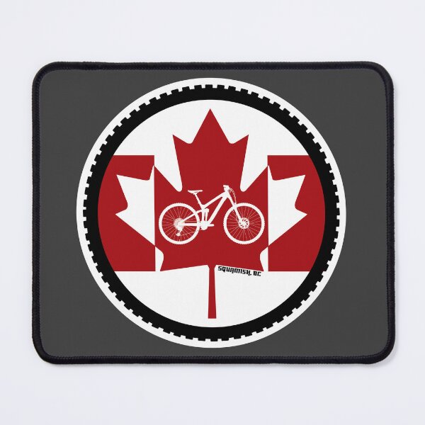 Item preview, MTB BRITISH COLUMBIA — CANADIAN FLAG designed and sold by Spokelore.