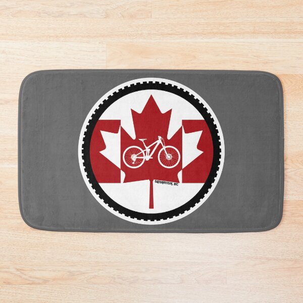 Item preview, MTB BRITISH COLUMBIA — CANADIAN FLAG designed and sold by Spokelore.
