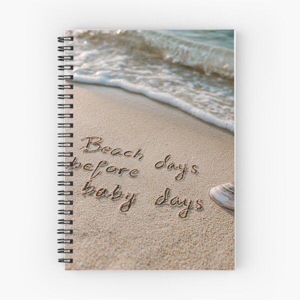 Item preview, Beach Days Before Baby Days Message in Sand with Seashell designed and sold by chase-thewave.