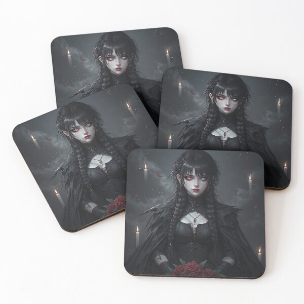 Item preview, Hot Halloween Anime Goth Girl Waifu 79 designed and sold by Your New Fixation.