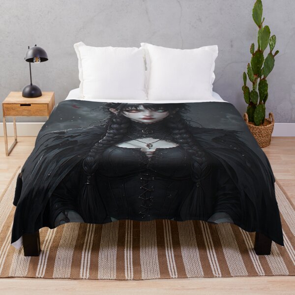 Item preview, Hot Halloween Anime Goth Girl Waifu 79 designed and sold by Your New Fixation.
