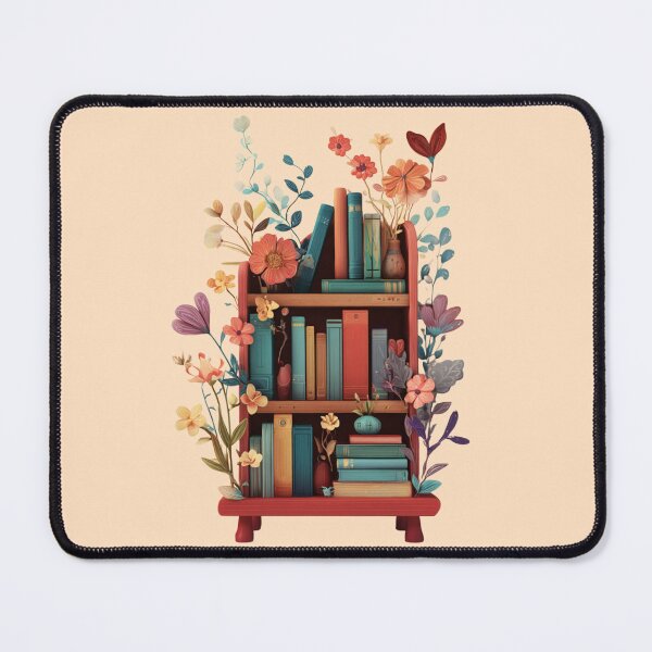 Item preview, Floral Bookshelf designed and sold by bubblyrainbow.
