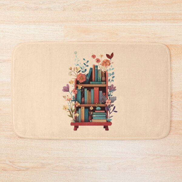 Item preview, Floral Bookshelf designed and sold by bubblyrainbow.