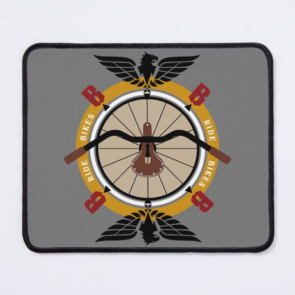 Item preview, CYCLING EAGLE PROPAGANDA STYLE BIKE ART designed and sold by Spokelore.