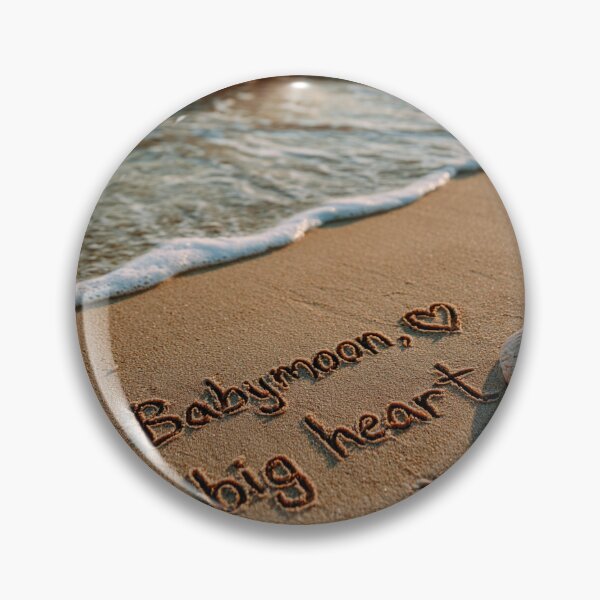 Item preview, Babymoon Big Heart Message in Sand with Clam Shell   designed and sold by chase-thewave.