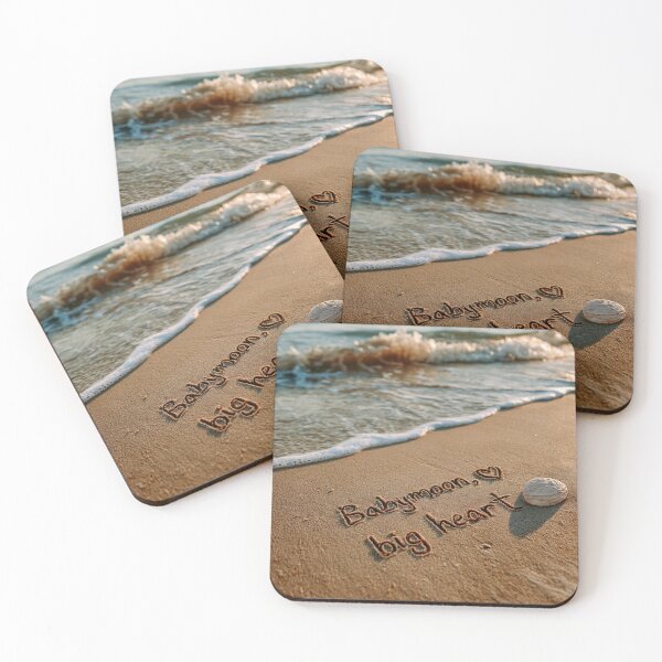 Item preview, Babymoon Big Heart Message in Sand with Clam Shell   designed and sold by chase-thewave.