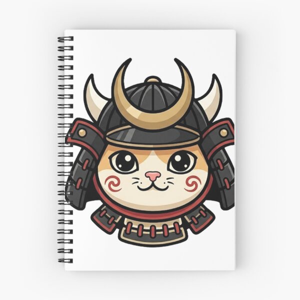 Item preview, Whimsical Cat Samurai Helmet Funny Design designed and sold by Tiffany-Star.