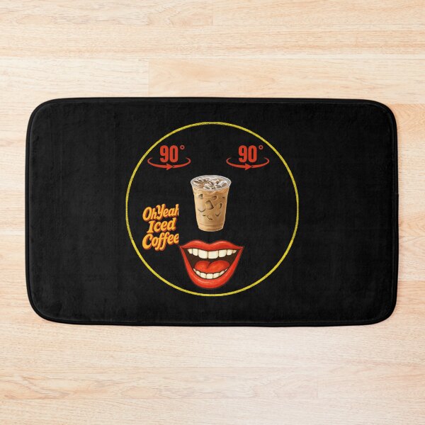 Item preview, Smiling Face Ice Coffee Nose Funny Caffeine Lover designed and sold by NapoliApparel.