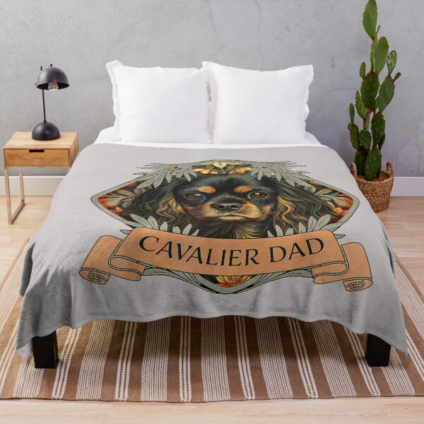 Item preview, Black and Tan Cavalier King Charles Spaniel Dad designed and sold by MabelWells.