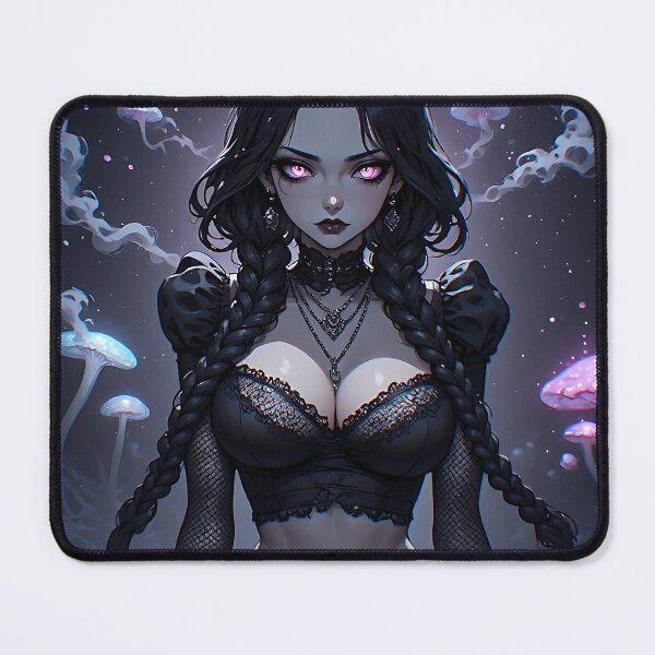 Item preview, Hot Halloween Anime Goth Girl Waifu 83 designed and sold by Your New Fixation.