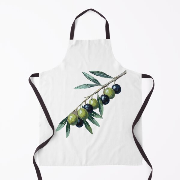 Item preview, Olive Branch Palette Knife Painting Mediterranean Botanical Art designed and sold by GymTanLaundry.