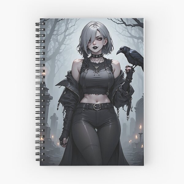 Item preview, Hot Halloween Anime Goth Girl Waifu 84 designed and sold by Your New Fixation.