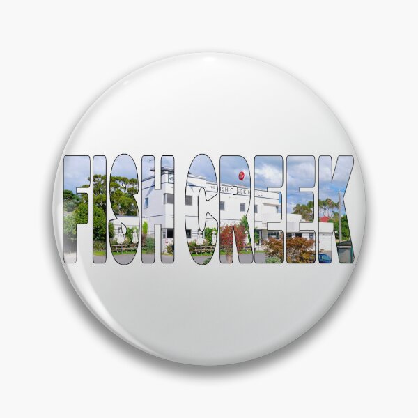 Item preview, FISH CREEK - Gippsland Victoria Hotel Pub with Fish on the Roof designed and sold by Adam Gormley.