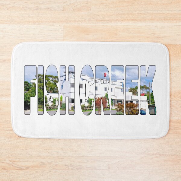 Item preview, FISH CREEK - Gippsland Victoria Hotel Pub with Fish on the Roof designed and sold by Adam Gormley.