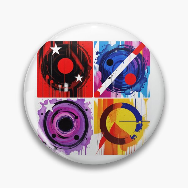 Item preview, cosmic pop geometry fluid colorful geometric abstract design designed and sold by SmashingDeals.