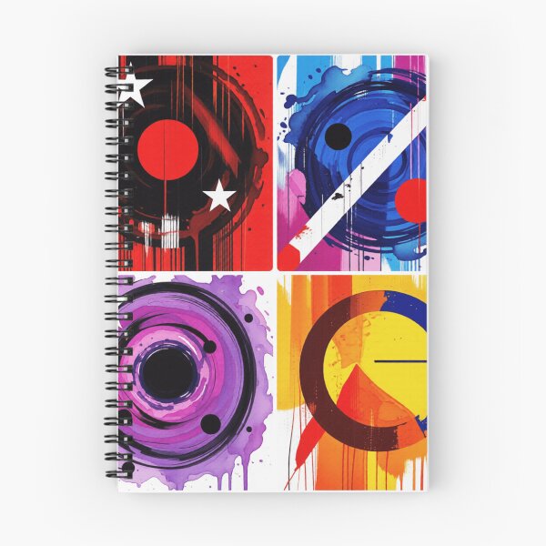 Item preview, cosmic pop geometry fluid colorful geometric abstract design designed and sold by SmashingDeals.