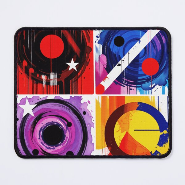Item preview, cosmic pop geometry fluid colorful geometric abstract design designed and sold by SmashingDeals.