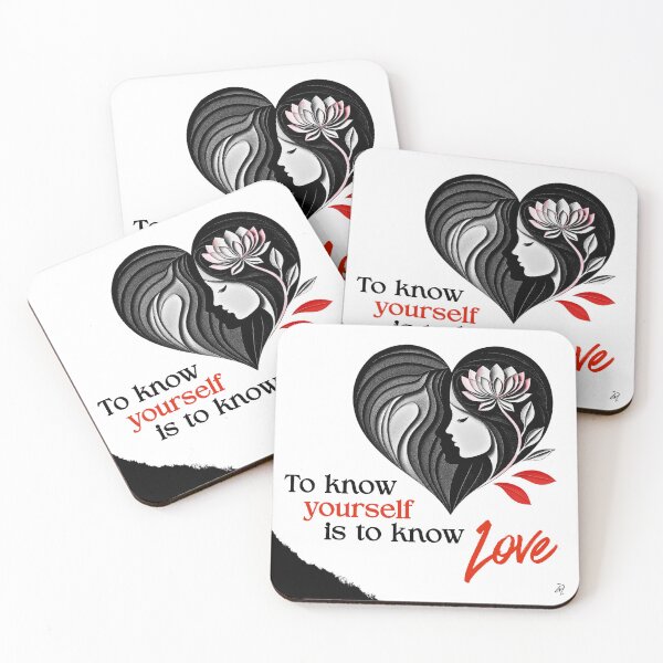 Item preview, To Know Yourself Is to Know Love Woman Lotus Heart designed and sold by Timeless Muse.