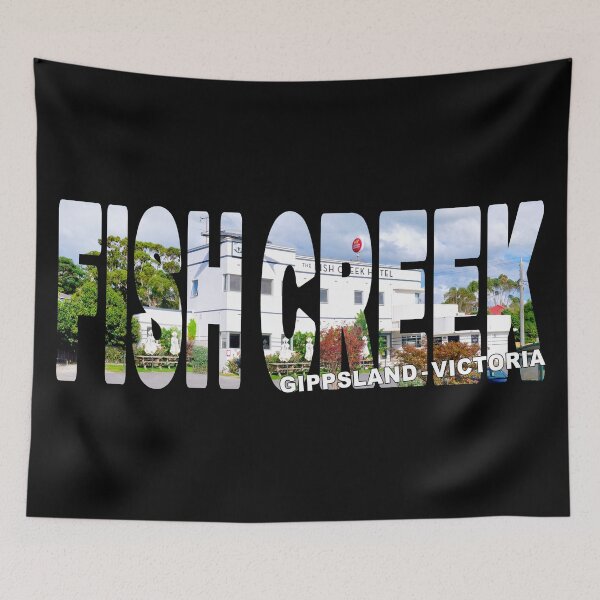 Item preview, FISH CREEK Gippsland Victoria - Hotel Pub with Fish on the Roof designed and sold by Adam Gormley.