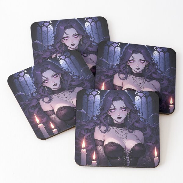 Item preview, Hot Halloween Anime Goth Girl Waifu 87 designed and sold by Your New Fixation.
