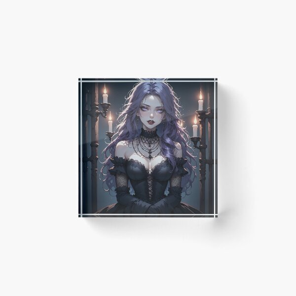 Item preview, Hot Halloween Anime Goth Girl Waifu 88 designed and sold by Your New Fixation.