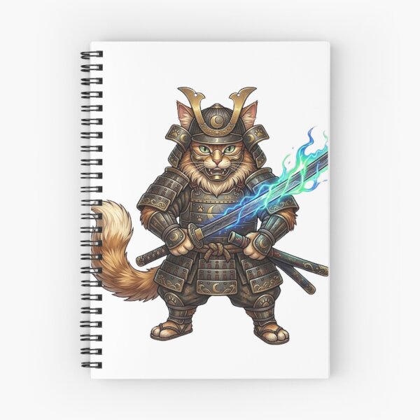 Item preview, Feline Samurai Sword Art designed and sold by Tiffany-Star.