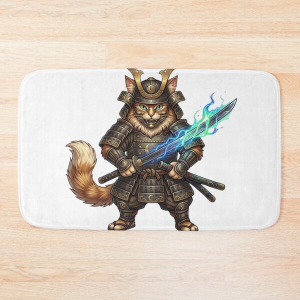 Item preview, Feline Samurai Sword Art designed and sold by Tiffany-Star.