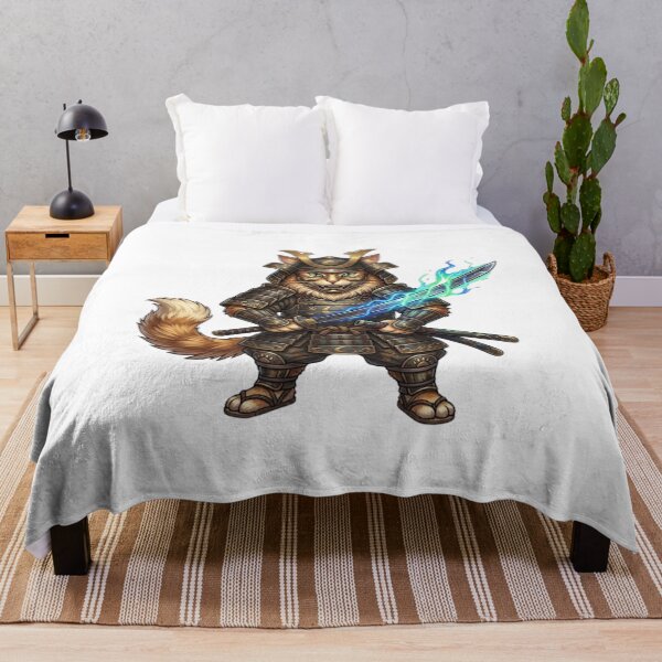Item preview, Feline Samurai Sword Art designed and sold by Tiffany-Star.