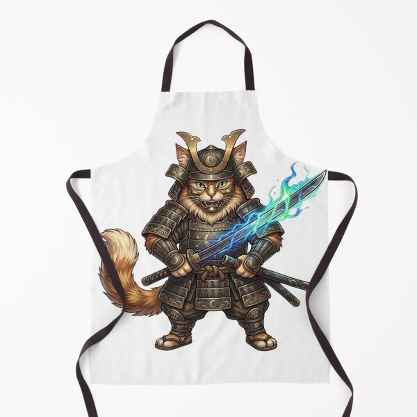 Item preview, Feline Samurai Sword Art designed and sold by Tiffany-Star.