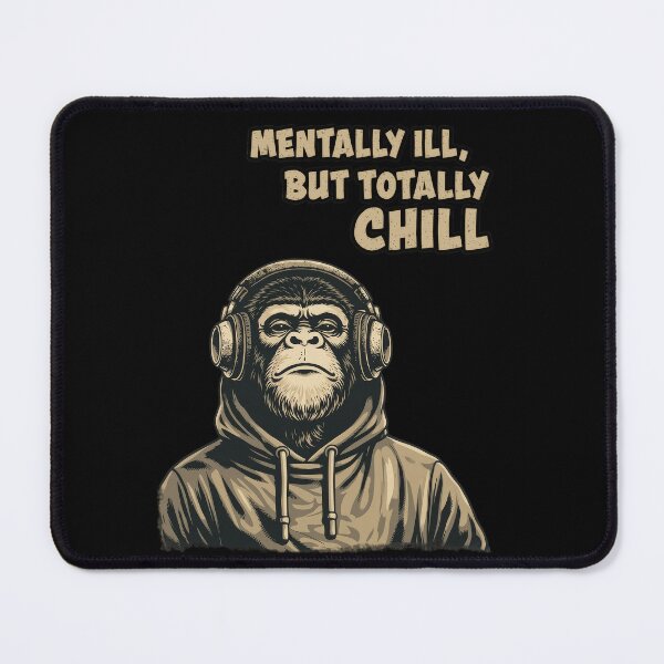 Item preview, Grunge Monkey Headphones Design designed and sold by RustyGhostWear.