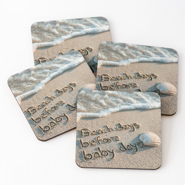 Item preview, Beach Days Before Baby Days Sand Message  designed and sold by chase-thewave.