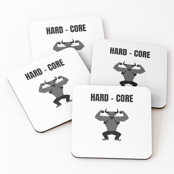 Item preview, HARD - CORE Gym motivation and fitness designed and sold by DailyQuestPrint.