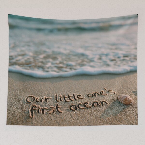 Item preview, Our Little Ones First Ocean Beach Sand Message designed and sold by chase-thewave.