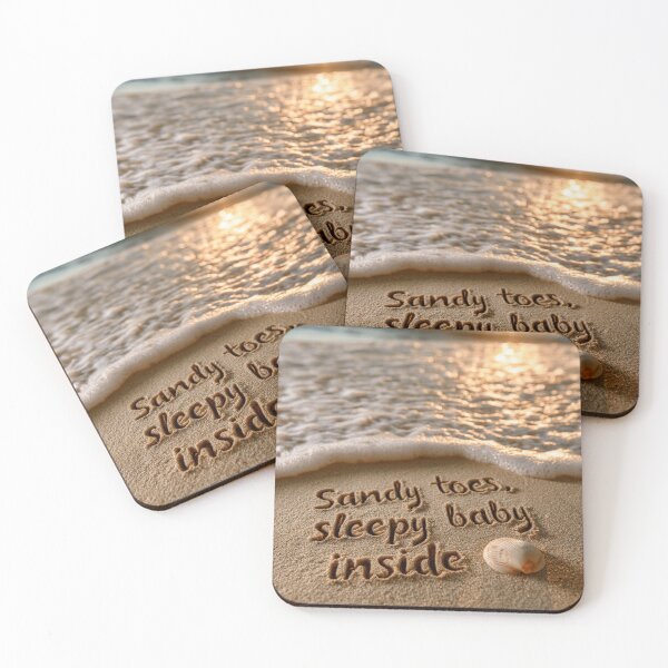 Item preview, Sandy Toes Sleepy Baby Inside Sand Writing designed and sold by chase-thewave.