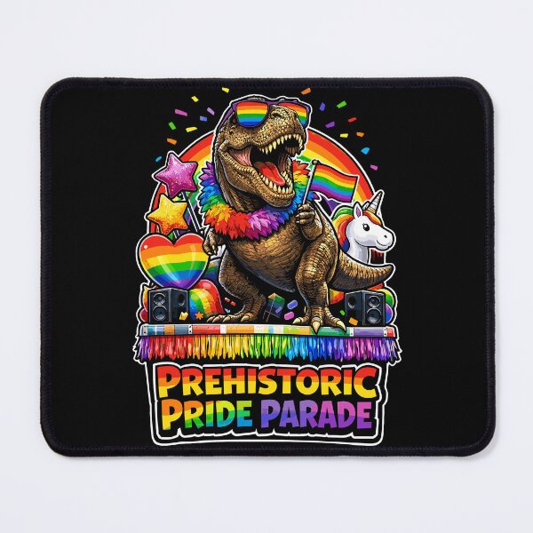 Item preview, Prehistoric Gay Pride Parade Rainbow Dino Celebration designed and sold by No Limits T-Shirts.