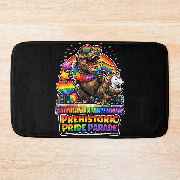 Item preview, Prehistoric Gay Pride Parade Rainbow Dino Celebration designed and sold by No Limits T-Shirts.