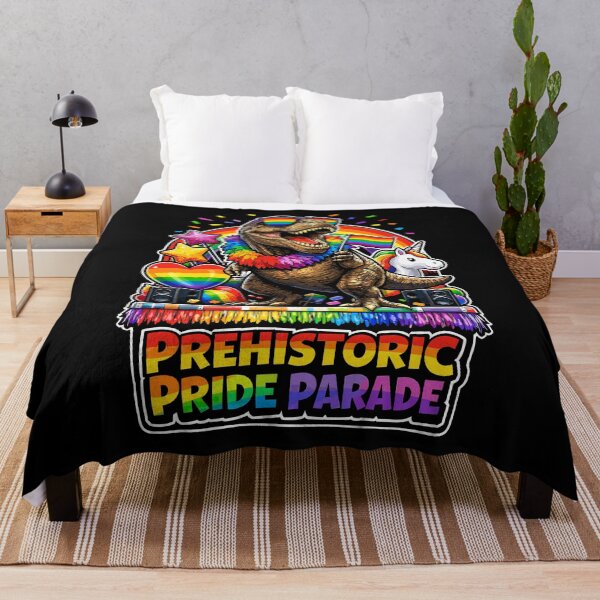 Item preview, Prehistoric Gay Pride Parade Rainbow Dino Celebration designed and sold by No Limits T-Shirts.