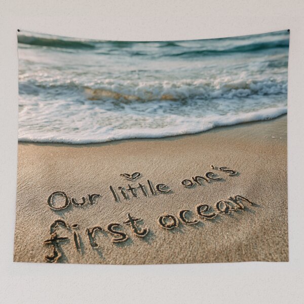 Item preview, Our Little Ones First Ocean Wave Message milestone designed and sold by chase-thewave.