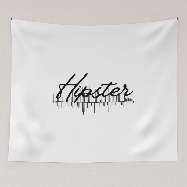 Item preview, Hipster Typography Soundwave Graphic Design designed and sold by STUDIO ZINN.