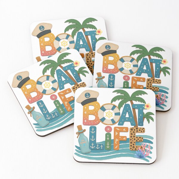 Item preview, Boat Life Summer Vintage Nautical designed and sold by VibranPalette.