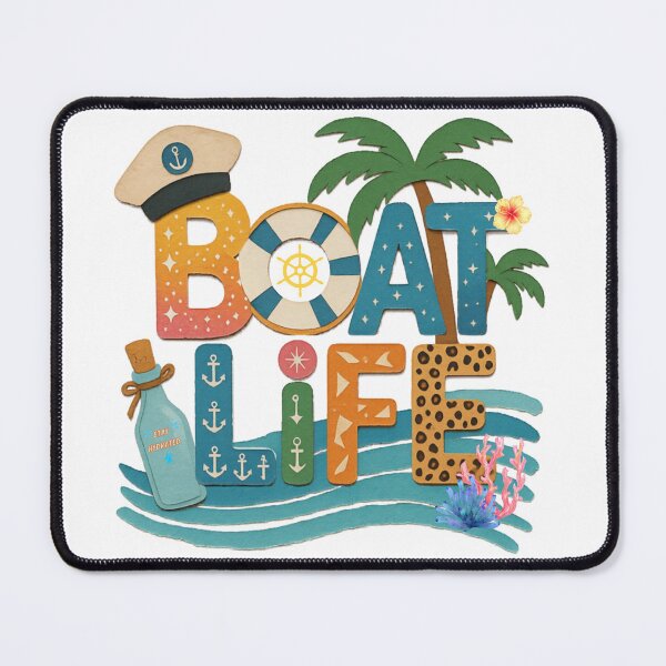 Item preview, Boat Life Summer Vintage Nautical designed and sold by VibranPalette.