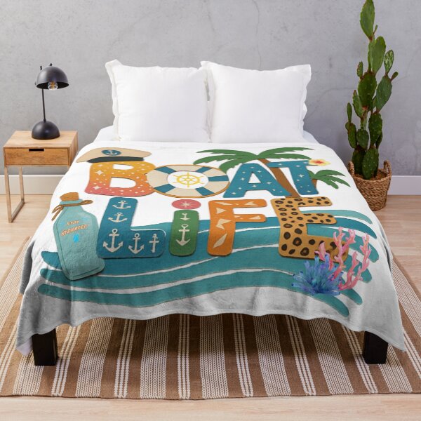 Item preview, Boat Life Summer Vintage Nautical designed and sold by VibranPalette.