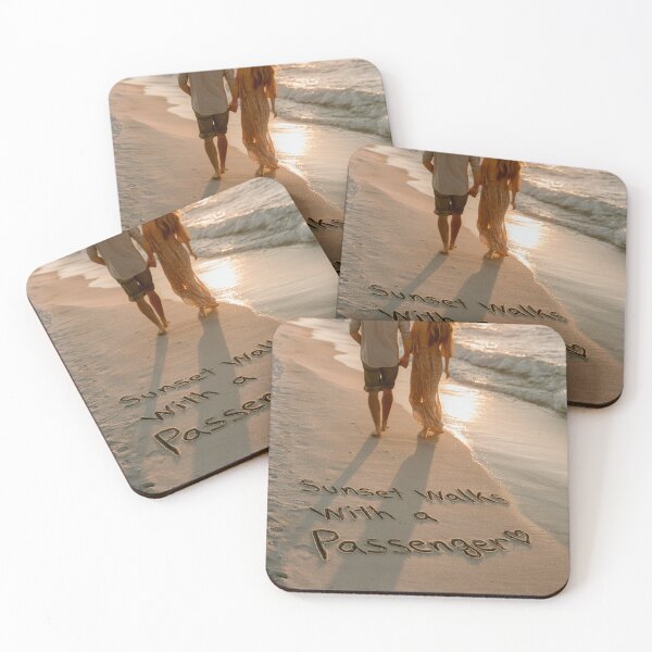 Item preview, Sunset Walks With A Passenger Sand Writing designed and sold by chase-thewave.