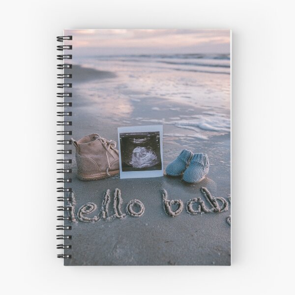 Item preview, Hello Baby Sonogram Beach Sand Writing designed and sold by chase-thewave.