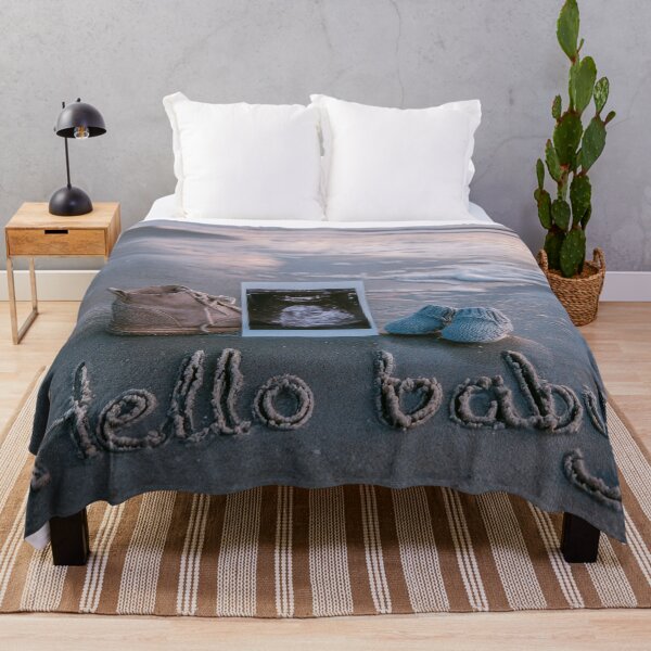 Item preview, Hello Baby Sonogram Beach Sand Writing designed and sold by chase-thewave.