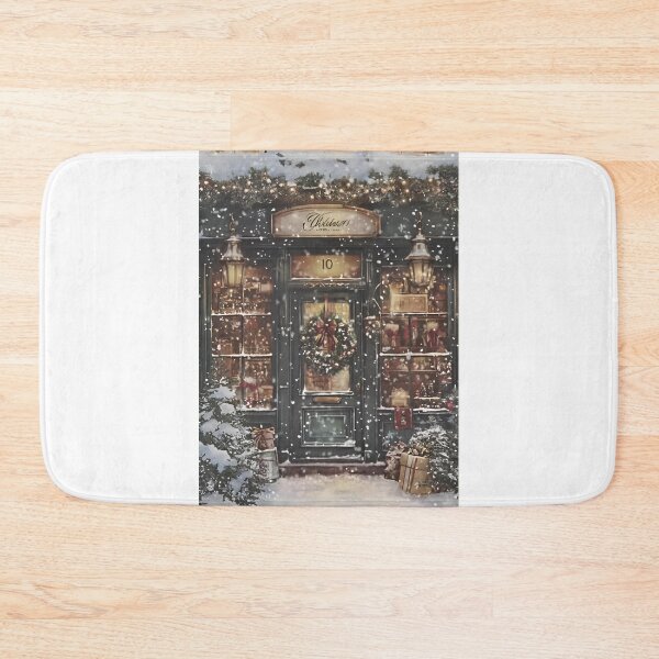Item preview, Holiday Welcome – Vintage Christmas Storefront designed and sold by Oldetimemercan.