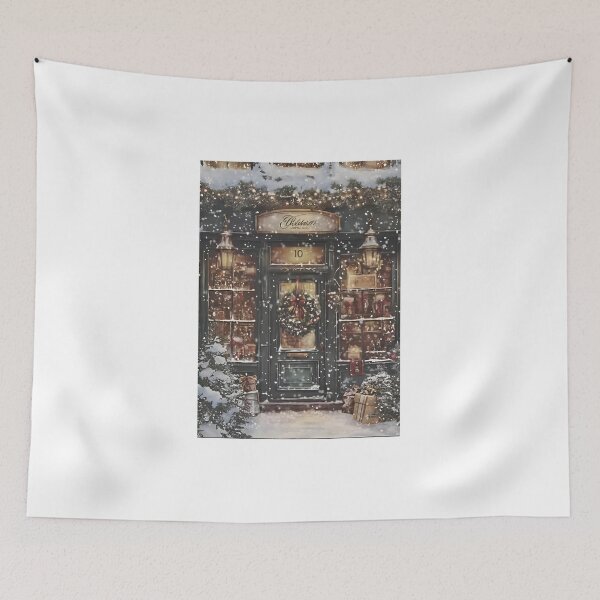 Item preview, Holiday Welcome – Vintage Christmas Storefront designed and sold by Oldetimemercan.
