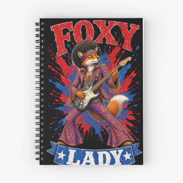Item preview, Foxy Lady Retro Guitar Design designed and sold by FREENATION2026.