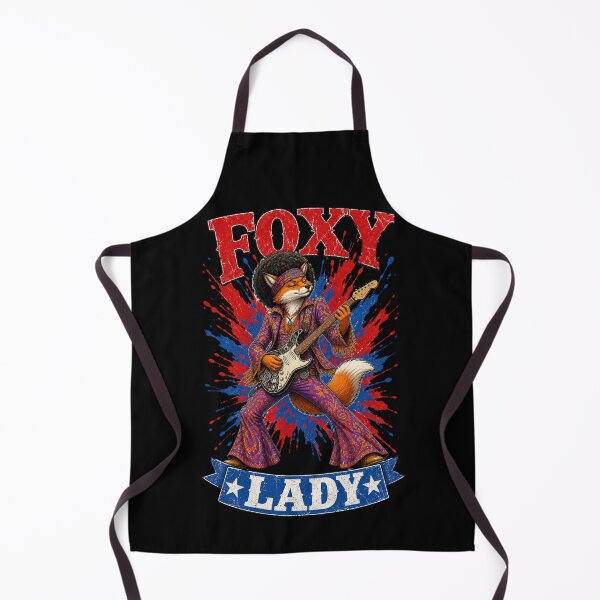 Item preview, Foxy Lady Retro Guitar Design designed and sold by FREENATION2026.